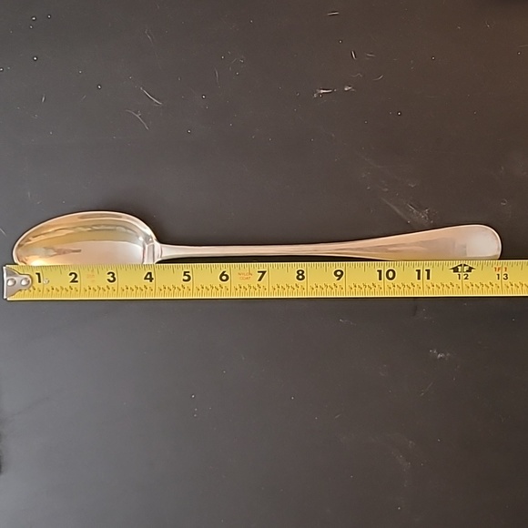 Antique Silverplate Large Serving Spoon - Picture 12 of 12